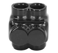 KIMISS Connettore Multicavo Isolato, Doppia Entrata a 2 Porte per Fili in Alluminio e Rame CU9AL, Connettore di Alimentazione Rivestito per Impieghi Gravosi