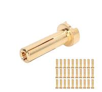 KIMISS Connettori a Banana Ad Alta Precisione Spina per Cavo Batteria RC Standard in Ottone 4 Mm - Connettore a Banana per Ampia Applicazione per Veicoli RC