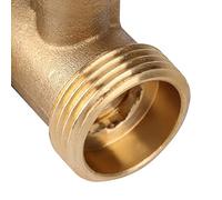KIMISS Connettori di Rubinetti del Tubo Splitter a 2 Vie Connettori per Il Giardino - Connettore per Tubo Flessibile Pesante da 3/4 Pollici con più Prese - Patio, Prato e Giardino (Filo Europeo)