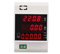 KIMISS Contatore di Energia Digitale Multifunzione per Guida Din: Tensione CA, Corrente, Misurazione del Fattore di Potenza, Design Compatto (AC80-300/100A)