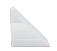 KIMISS Contenitore Triangolo a Prova di Perdite, Scatola di Stoccaggio in Plastica Facile da Pulire per Uso Quotidiano, Design Trasparente per la Conservazione degli Alimenti