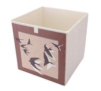 KIMISS Contenitori Portaoggetti Cubi Organizer Pieghevoli da 30 Cm per Armadio, Eleganti Soluzioni di Archiviazione Vintage