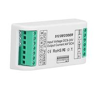 KIMISS Controller Decodificatore LED RGB per Strisce Luminose da 9-24 V - Controllo della Tensione Costante, Ideale per la Progettazione Illuminotecnica e gli Effetti Scenici