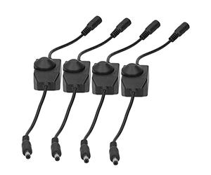 KIMISS Controller Dimmer LED 12V-24V per Strisce Luminose - Interruttore di Regolazione della luminosità con Manopola Continua, Compatibile con Vari Prodotti LED