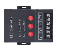 KIMISS Controller LED RGB con Telecomando - Controller Digitale PWM per Strisce Luminose LED Colorate, 5 V-12 V-24, luminosità Regolabile, velocità e modalità Multiple