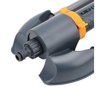 KIMISS Controllo della Portata Regolabile Irrigatore da Giardino a 20 Fori Base in Metallo Irrigatore Oscillante Rotante per Prato Pioggia Delicata