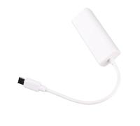 KIMISS Convertitore da Tipo C a Rj45 Adattatore Rj45 di Tipo C in Plastica Bianca USB 3.1 Convertitore da Adattatore di Rete LAN Ethernet da Tipo C a Rj45 100Mbps per MacBook USB C Laptop