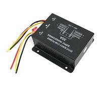 KIMISS Convertitore di Alimentazione per Auto 30A Convertitore da 24 V a 12 V Riduttore di Tensione in Lega di Alluminio Ad Alta Resistenza per Camion Barche Nero