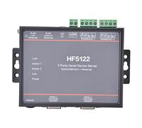KIMISS Convertitore RS232/Server Doppio da Seriale a Ethernet - Server Seriale HF-5122 Facile Integrazione/IP