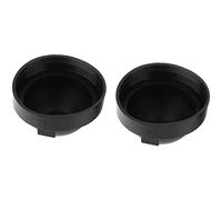 KIMISS Coperchio Antipolvere per Faro, 2 Pezzi 90mm Gomma Nera per Auto LED Coperchio Antipolvere per Faro Custodia Impermeabile