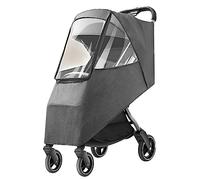 KIMISS Coperchio di Pioggia del Passeggino Universale - Impermeabile Impermeabile, Antivento e Polvere (GRAY)
