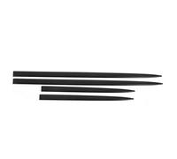 KIMISS Coperchio Modanatura Porta Laterale, 4 Pezzi Rivestimento Laterale Corpo Impermeabile Nero Brillante Protezione Porta Universale Modifica Automatica