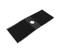 KIMISS Copertura della Striscia della Leva del Centrale per Auto 4E1713187A Copertura Antipolvere Nera LHD per A8 4E S8 D3, GT GTC 2004-2018 - Sostituzione Rivestimento Console