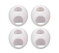 KIMISS Coperture a Manopola per Porte a Prova di 4 Set per Sicurezza - Design Rotondo ABS Anti -collisione per Maniglie delle Porte a Sfera Installa Facile Soluzione di Sicurezza per Bambini