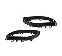 KIMISS Copri Silenziatori per Tubi di Scarico, Finiture in Nero Lucido per Mercedes- A B C E GLC LS W177 W247 W205 W213 X253 C257 LS