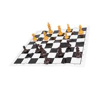 KIMISS Copriamo il Set di Scacchi Internazionale con Scatola di Ferro - Pezzi degli Scacchi Portatili e Set di Scacchiere per Feste di Famiglia, Viaggi e Campeggio (#2)