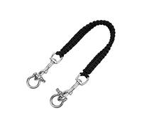 KIMISS Cordino per Fotocamera Subacquea - Accessorio Resistente Alla Corrosione e Girevole a 360° per la Fotografia Subacquea con Gancio in Acciaio Inossidabile (BLACK)