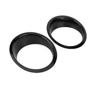 KIMISS Cornice per Copertura Fari Stile Copertura Luci con Cornici Nere Premium - Settore Automobilistico/Luci, Lampadine e Indicatori/Coperture(BLACK)