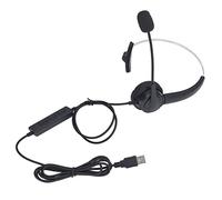 KIMISS Cuffie per Call Center con Cancellazione del Rumore Cuffie Ergonomiche Cablate per il Servizio Clienti con Riduzione del Rumore per Team MS e Telefoni IP Telemarketing Riscritto