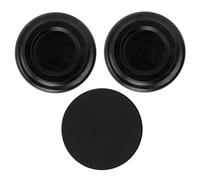 KIMISS Cuscinetti per Rotelle per Pianoforte Antiscivolo da 3 Pezzi per Pianoforti Verticali e a Coda - Isolamento Acustico e Protezione del Pavimento per Superfici in Legno Duro (Legno di faggio)