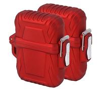 KIMISS Custodia per Accendino, 2 Pezzi IP56 Custodia Impermeabile Portatile Resistente Zapalniczka Gazowa Custodia Impermeabile per Accendino per Campeggio all'aperto Viaggi