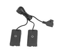 KIMISS D-TAP a NP-F550/970 Adattatore Batteria Fittizio per le Luci Atomos V & LED-Soluzione di Accoppiamento DC 2 in 1