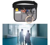 KIMISS da Infermiera con Scomparti Multipli, di Grande capacità per Forniture, Custodia Impermeabile in Tessuto 600D