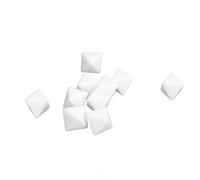 KIMISS Dadi Vuoti a 8 Facce da 30 Pezzi per Giochi da Tavolo Fai da Te, Progetti Didattici e Artigianali - Set di Dadi D8 Multifunzionali in Plastica