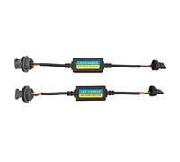 KIMISS Decodificatore LED, 2 Pezzi Decodificatore Luce Freno 12V Lampada Freno Anti Sfarfallio Decodificatore Cancellatore Errore per 7443 T20 Spina Luce Freno