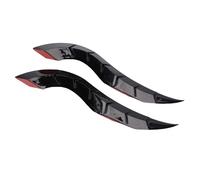 KIMISS Decorazione per Tetto Auto 3D con Corno da Diavolo - Misura Universale per SUV, Berline, Berline, Elegante Ornamento Accattivante per la Personalizzazione del Veicolo (BLACK)