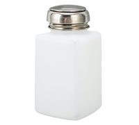 KIMISS Dispenser a Pompa Vuoto a Pressione - Flacone a Pompa per Liquidi con Serratura per Solvente per Unghie e Struccante - Dispenser in Plastica Compatto da 200 Ml