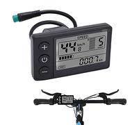 KIMISS Display Bici Elettrica Display ABS Bicicletta Elettrica S866 Display LCD Meter 24V 36V 48V Pannello di Controllo con Spina Impermeabile