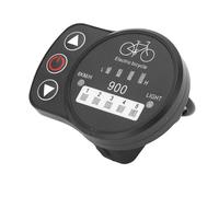 KIMISS Display LED per Bici Elettrica per 36V 48V - Pannello di velocità e Alimentazione a Batteria Compatibile con Controller KT con Interruttore Fari (Connettore impermeabile)