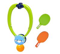 KIMISS Dispositivo per l'autoallenamento da Pong - Set da Allenamento Sospeso Regolabile per la Pratica Indoor e lo Sviluppo delle abilità (GREEN)