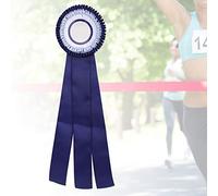 KIMISS Distintivo con Nastro a Coccarda per il Secondo posto: Squisito Piccolo Trofeo con Medaglia per Vincitori per Giochi e Competizioni (BLUE)