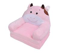 KIMISS Divano Pieghevole - Design Simpatico dei Cartoni Animati, Divano di Pieghevole di Morbido Comodo per e, Ideale per il Tempo di Gioco della Camera da Letto, Mucca Rosa (2 strati)