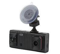 KIMISS Doppia Telecamera da Cruscotto per Auto a 3 - Dash Cam per Auto da 3,0 Pollici Visione Notturna a Obiettivi Sensore G Registrazione in Loop Rilevazione di Movimento Registratore di Guida -