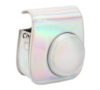 KIMISS Elegante Custodia per Camere in Pelle PU con Cinturino Staccabile per Mini 11/9/8 Camera Istantanea - Ingranaggio Protettivo Finale per il Tuo Dispositivo (SILVER)