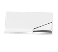 KIMISS Elegante Supporto per Biglietti da Visita in Acciaio Inossidabile - Organizzatore Innovativo della Custodia per Nomi per Professionisti, Detiene 15-20 Carte, Design Elegante e Portatile (007#