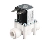 KIMISS Elettrovalvola Elettrica da 3/8 Pollici - Interruttore dell'acqua Ad Alte Prestazioni per Applicazioni a Connessione Rapida (AC220V)
