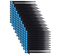 KIMISS Emettitori per Irrigazione a Goccia da 100 Pezzi Testine per Irrigazione Regolabili a 360 Gradi per Tubo da 4/7 Mm - di da Giardino per Piante e Arbusti