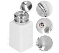 KIMISS Erogatore di solvente Antistatico ESD 200 ml - Flacone con Coperchio in Acciaio Inossidabile per Acetone, IPA e Olio