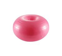 KIMISS Esercita una Palla da Yoga Ciambella per Allenamento, stabilità Ed Equilibrio di Base - Gonfiabile con Pompa per Yoga, Pilates e Divertimento Familiare (PINK)