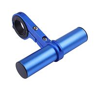 KIMISS Estensione per Bicicletta con Accessori per Manubrio, Lampada per Bicicletta e Supporto per Telefono - Opzioni con Tubo in Carbonio Leggero (Lega di alluminio da 10 cm)