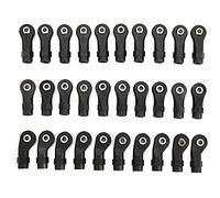 KIMISS Estremità di Collegamento del Giunto Sferico M4 30 Pezzi di Collegamento dell'estremità dell'asta di Larghezza Set di Testa del Giunto Sferico per -4 1/10 RC Car M4 Estremità 'asta