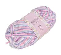 KIMISS Filato di Cotone Al Latte Premium per Lavoro a Maglia e Uncinetto - Filato Morbido e Grosso a 6 Capi Nei Colori dei Fiori per Progetti Artigianali