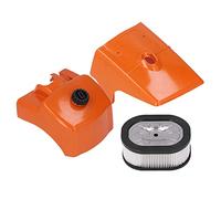 KIMISS Filtro dell'aria con Coperchio del Cilindro Set per 066 MS660 MS650 Carinsw - Parti di Sostituzione 000 120 1654, 1122 140 1002, 1122 080 1604