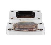 KIMISS Flangia collettore turbocompressore, T2 a T3 Flangia adattatore collettore turbocompressore Conversione di scambio per T25/T28