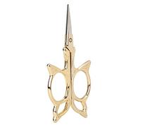 KIMISS Forbici a Farfalla Vintage Europee 1 Pezzo Forbici da Sarto in Acciaio Inossidabile Stile Antico Accessori per Cucire Fai da Te per la Casa Modello in Rame (GOLD)