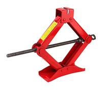 KIMISS Forbici per Sollevatore e Kit di Pneumatici per Auto, Forbici Rosse Portatili per SUV, Camion - Costruzione in Ferro Resistente (1T)